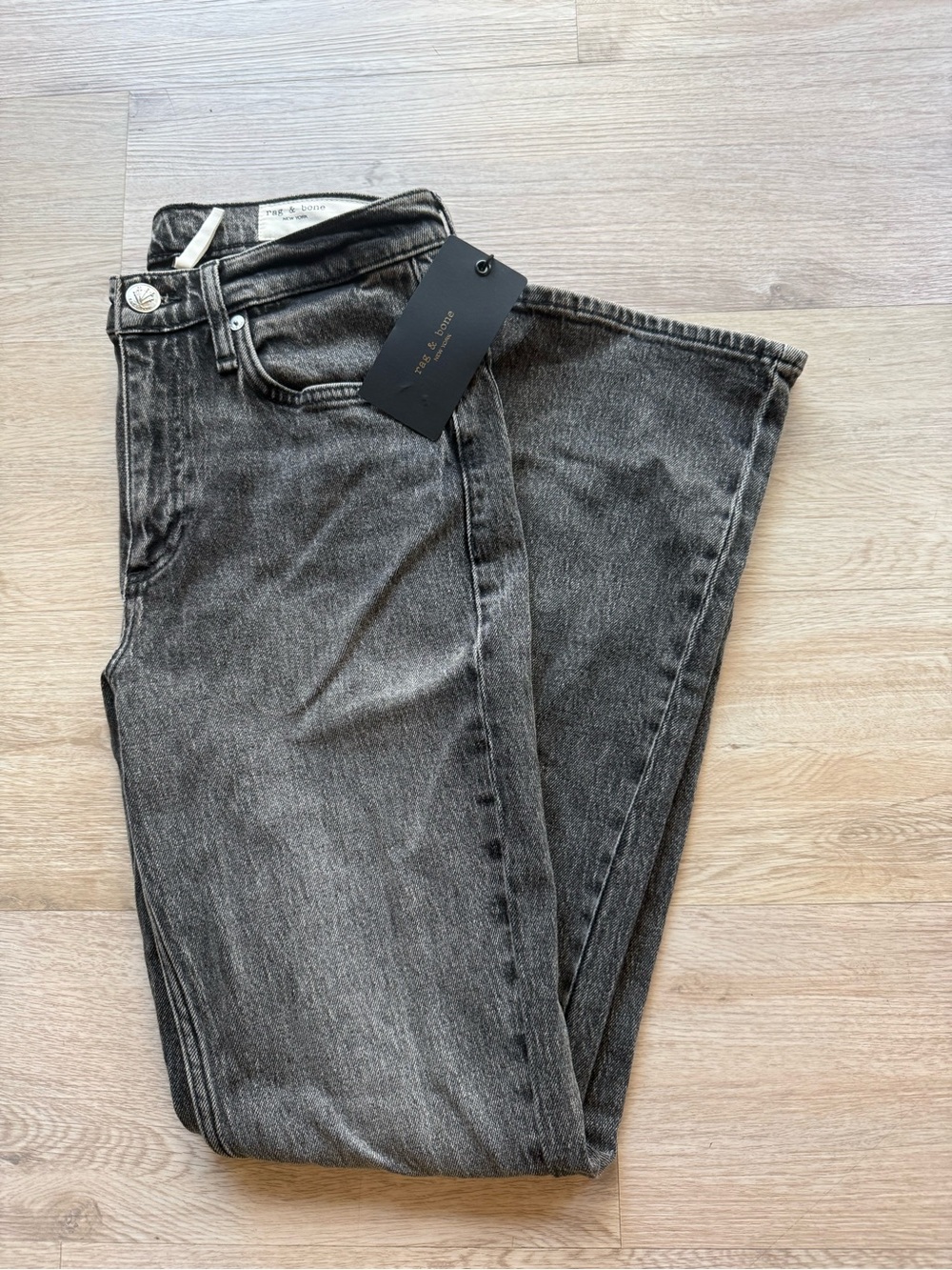 NWT rag & bone Women’s Washed Black Jeans